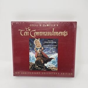 The Ten Commandments 35TH Anniversary Collector's EDITION VHS BRAND NEW